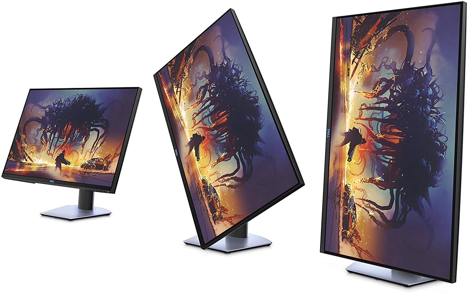 Dell S-Series 27-Inch Screen LED-Lit Gaming Monitor (S2719DGF); QHD (2560 x 1440) up to 155 Hz; 16:9; 1ms Response time; HDMI 2.0; DP 1.2; USB; FreeSync; LED; Height Adjust, Tilt, Swivel & Pivot Dell S-Series 27-Inch Screen LED-Lit Gaming Monitor (S2719DGF); QHD (2560 x 1440) up to 155 Hz; 16:9; 1ms Response time; HDMI 2.0; DP 1.2; USB; FreeSync; LED; Height Adjust, Tilt, Swivel & Pivot